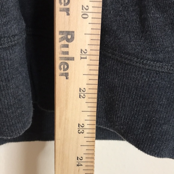 Victoria's Secret LOVE Bling Sleeves Grey Pullover Hoodie Size XS - Picture 8 of 12